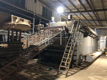 网带干燥机运作成功