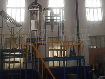 200型气流干燥机安装调试现场