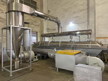 多台流化床干燥机出厂前预组装，试机。待发货中.......